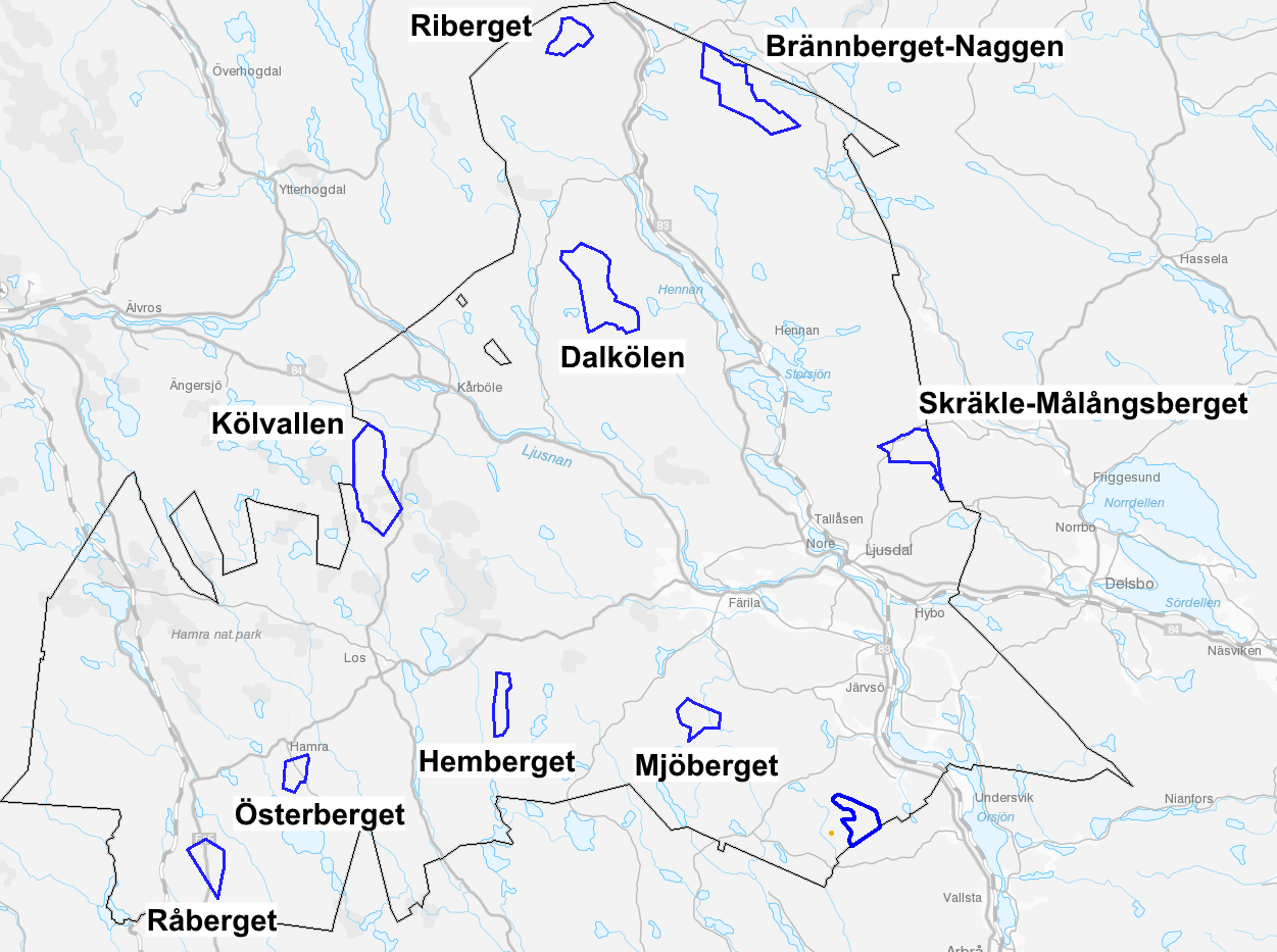 Ljusdals Kommun Karta | Karta